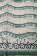 Moss Green Linen Chanderi