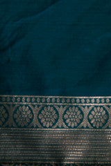 Moss Green Semi-Banarasi