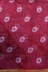 Mulberry Red Kota Rich Pallu