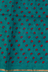 Annapakshi Teal Blue Kota Cotton