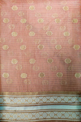 Peach Tissue-Banarasi