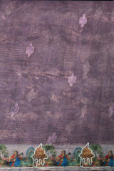 Purple Tissue Organza
