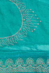 Turquoise Blue Space Silk