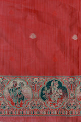 Chilli Red Tussar Silk