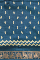 Pine Green Jute Silk