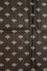 Olive Green Viscose Chanderi