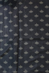 Salted Grey Viscose Chanderi