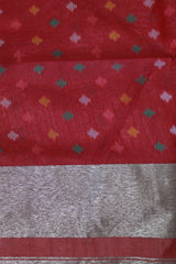 Royal Pink Zari Kota Cotton