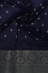 Teal Blue Art Silk
