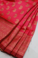 Royal Pink Banarasi Art Silk