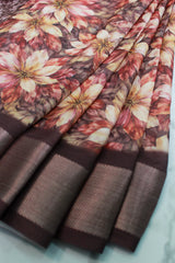 Chocolate Brown Chiffon