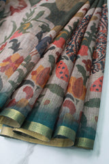 Coffee Brown Linen Cotton