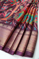 Deep Purple Dola Silk