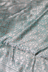 Turquoise Blue Fancy Cotton