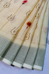 Pale Yellow Linen Cotton