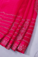 Big Butta Majenta Pink Space Silk