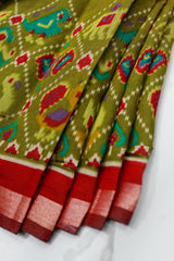 Mehendi Green Mul Cotton