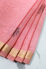 Baby Pink Mul-Chanderi