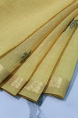 Butter Yellow Mul-Chanderi
