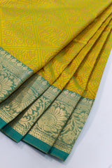 Mehendi Green Semi-Patola
