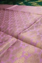 Green Semi-Banaras Silk