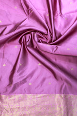 Maroon Semi-Banaras Silk