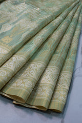 Light Green Tissue-Banarasi