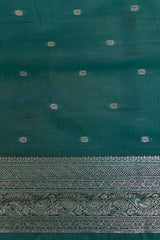 Leaf Green Tissue Cotton/Kerala Kasavu