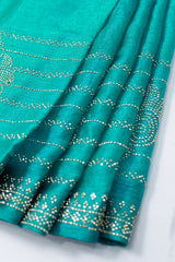 Big Butta Turquoise Blue Space Silk