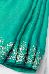 Turquoise Blue Space Silk