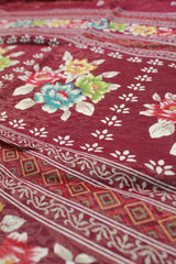 Wine Pink Banarasi Art Silk