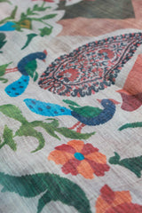 Brown Linen Cotton