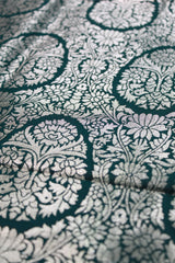 Dark Green Georgette Banarasi