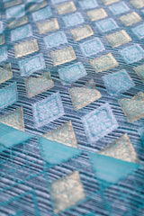 Aqua Blue Kota Cotton