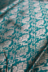 Moss Green Semi-Banaras