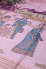 Baby Pink Mul-Chanderi