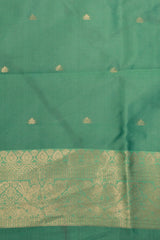 Mustard Yellow Semi-Banaras Silk
