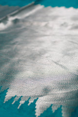 Turquoise Blue Tissue Silk