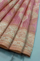 Baby Pink Tissue-Banarasi