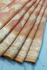 Peach Tissue-Banarasi