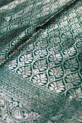 Leaf Green Tissue Cotton/Kerala Kasavu
