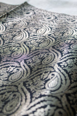 Black Tussar Silk