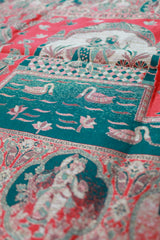 Chilli Red Tussar Silk
