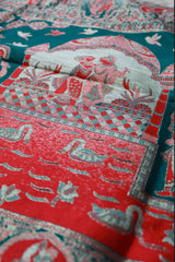 Forest Green Tussar Silk