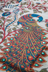 Purple Tussar Silk
