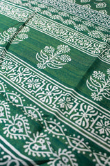 Green Viscose Chanderi