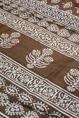 Olive Green Viscose Chanderi