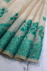Mint Green Kota Cotton
