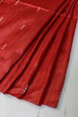 Maroon Matka Silk